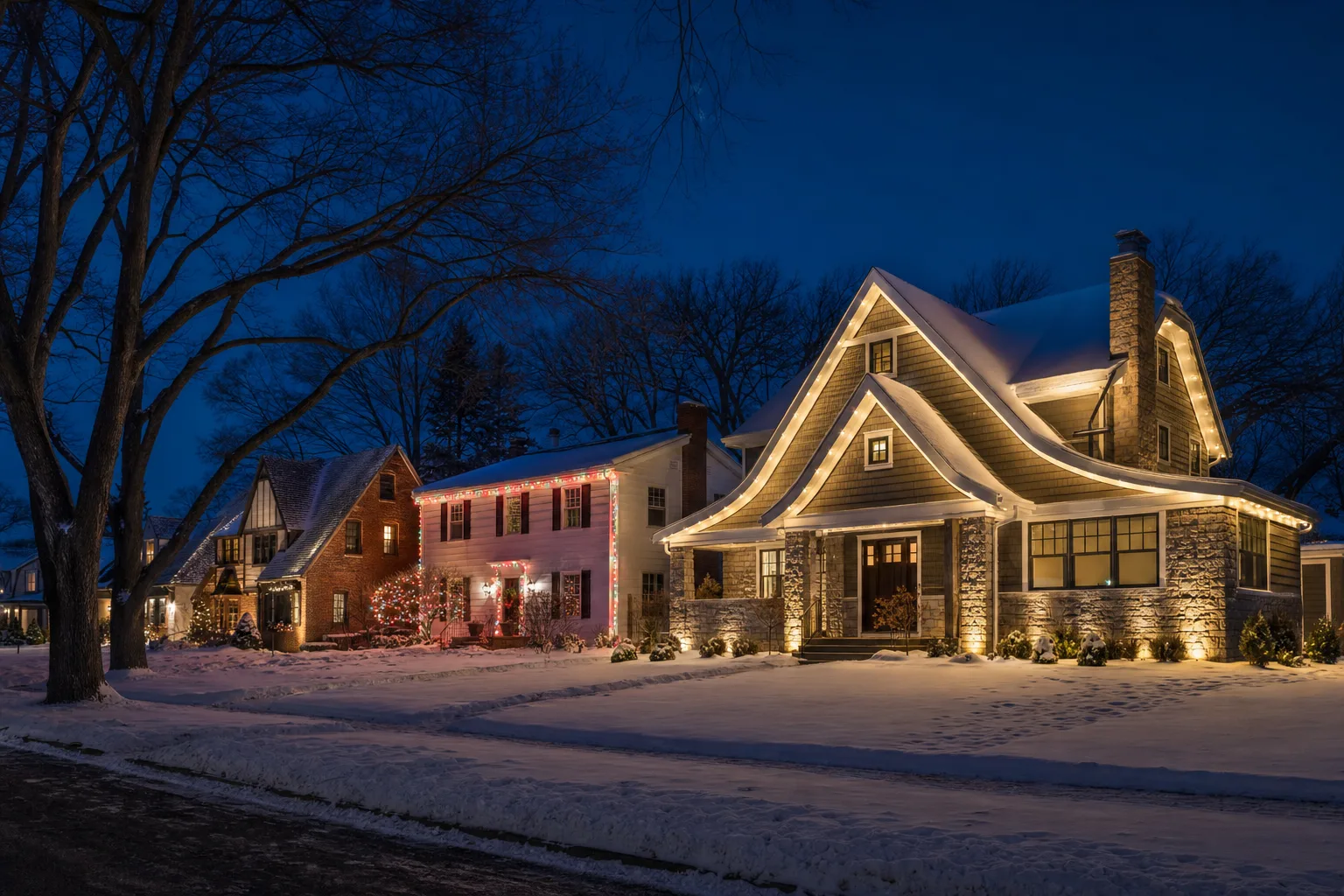 Lighting Partners LLC installation gallery overview — residential and commercial LED lighting